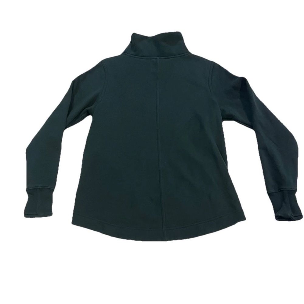 Athleta Cozy Karma Twist Neck Sweatshirt – Cypress Green Sz XS - Picture 2 of 4
